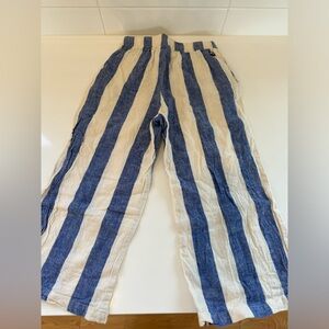 Tea collection size 7 wide legged cropped pants
